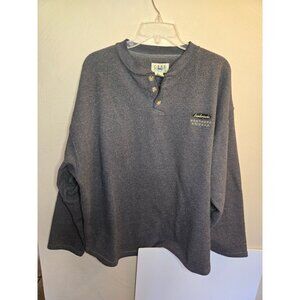 Northern Arizona University Lumberjacks Long Sleeve Henley Top Size XL Flagstaff